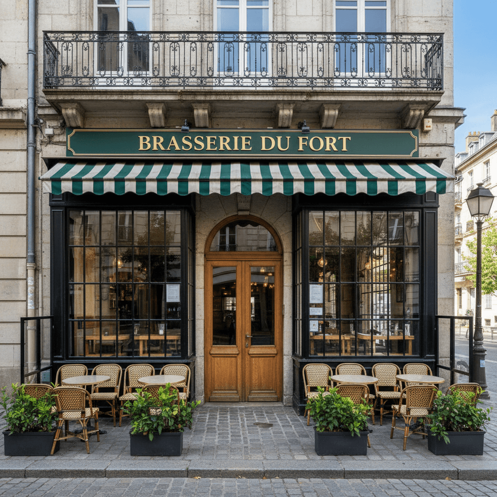 Bar-brasserie 110m² à Grenoble : terrasse - licence IV