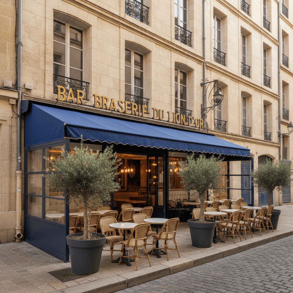 Bar-brasserie 115m² à Montpellier : terrasse - licence IV