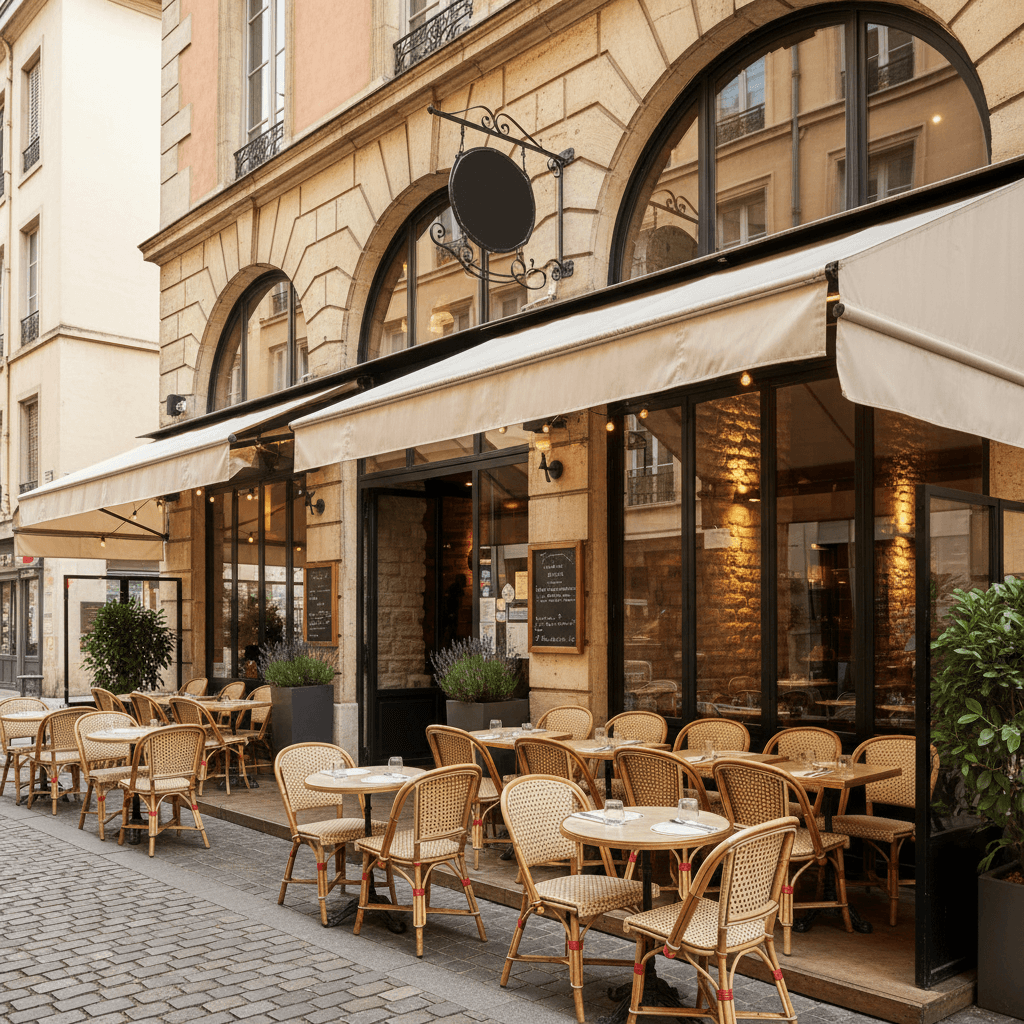 Restaurant à Lyon : terrasse - extraction