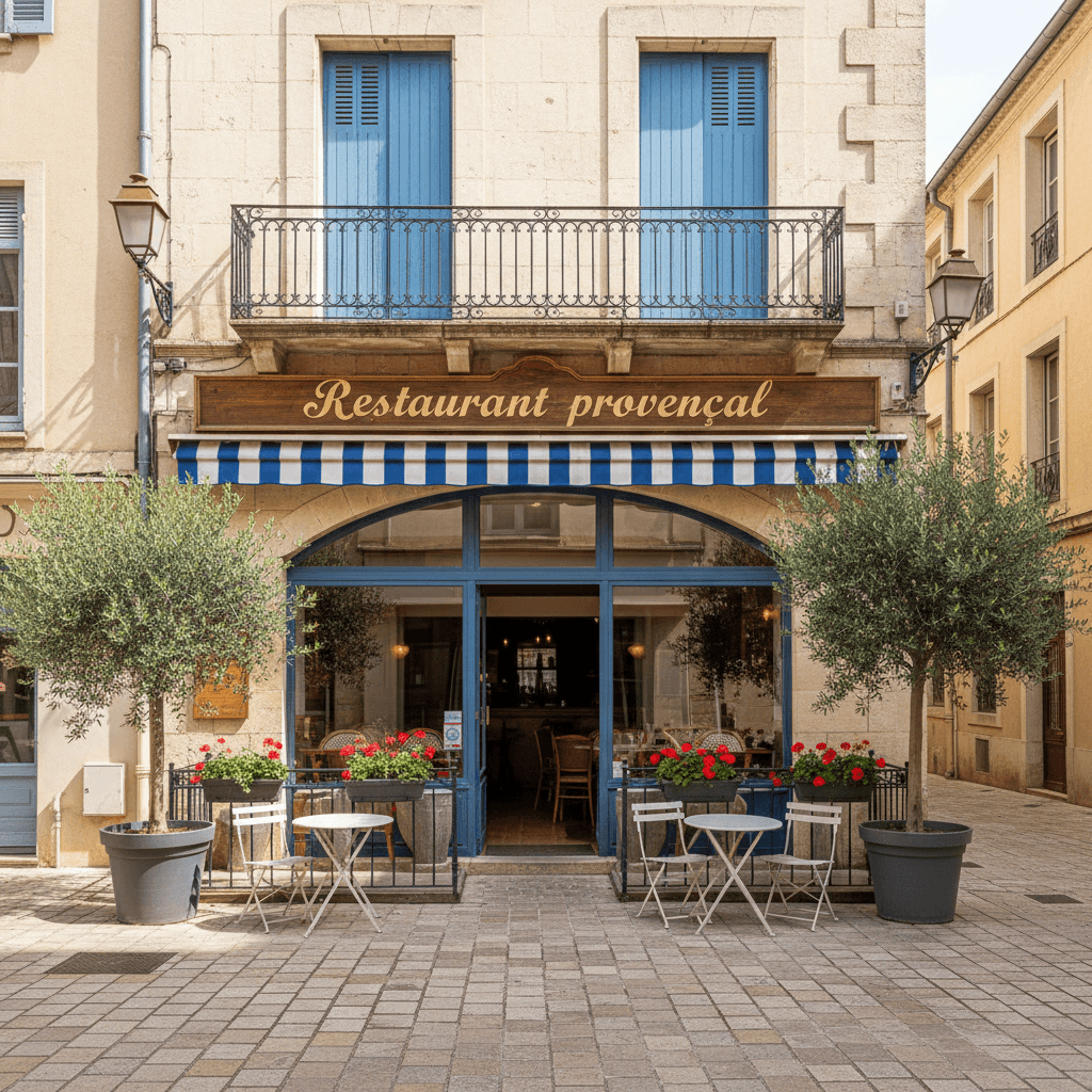 Restaurant 50m² à Aix-En-Provence : terrasse - licence IV
