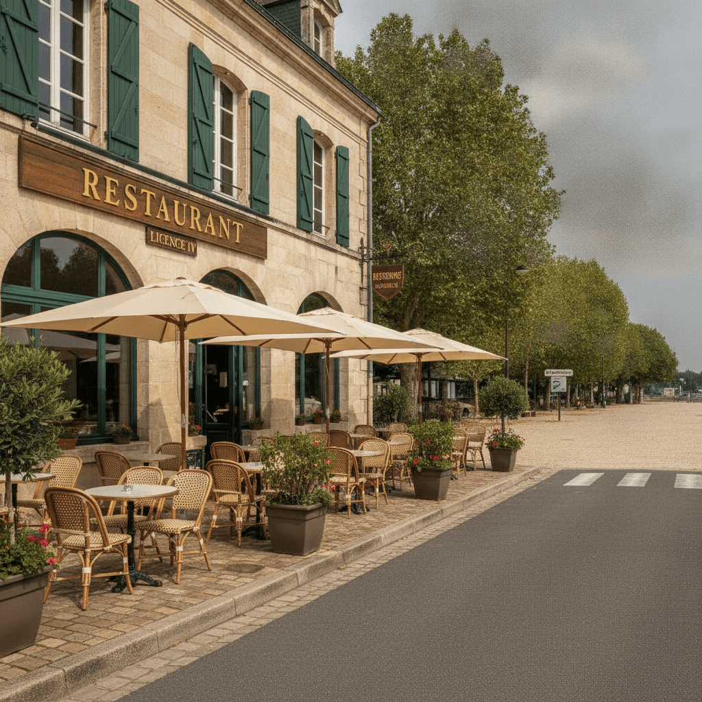 Restaurant à Angers : terrasse - licence IV