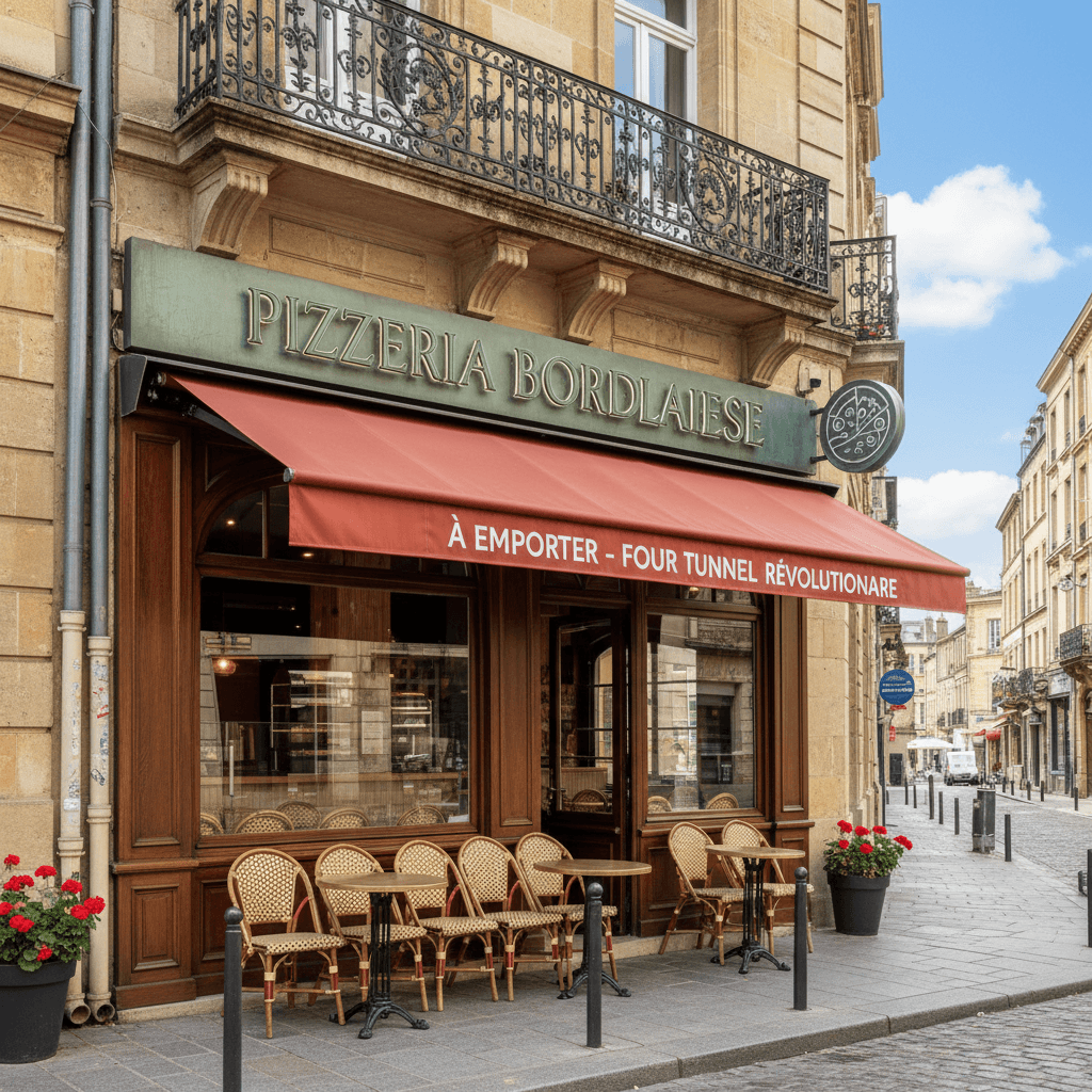 Fast-food 60m² à Bordeaux : terrasse - licence IV