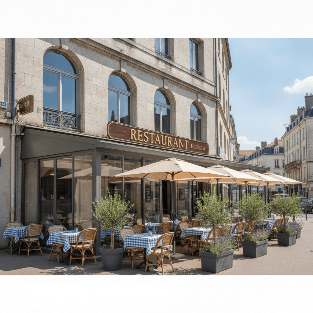 Restaurant à Nantes : terrasse - licence IV