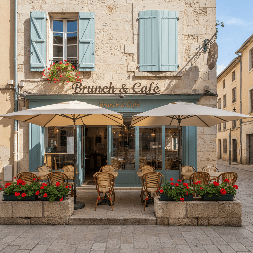 Restaurant 31m² à Montpellier : terrasse