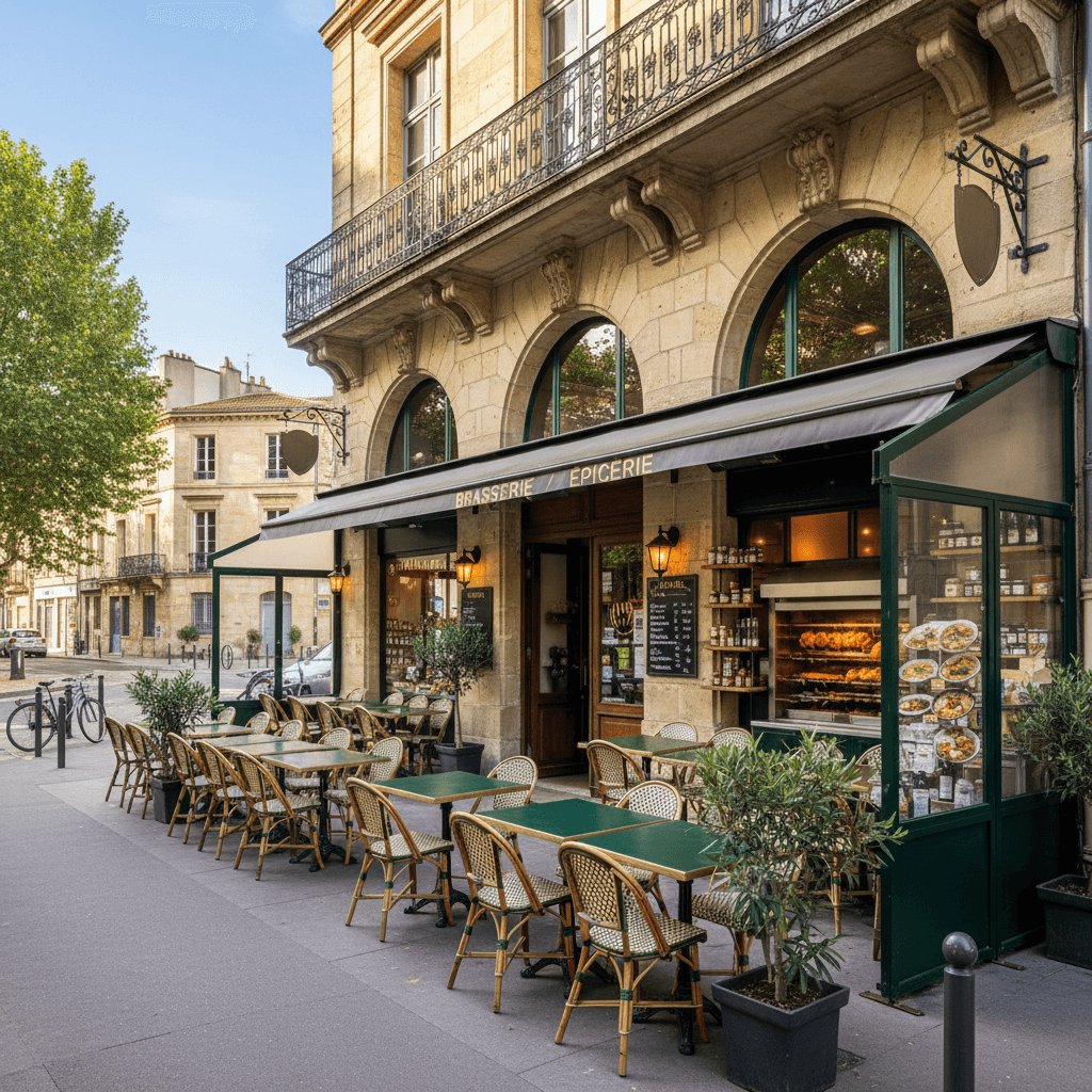 Bar-brasserie à Bordeaux : terrasse - licence IV