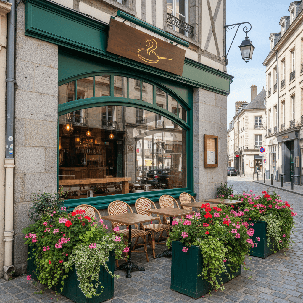 Restaurant 200m² à Rennes : terrasse