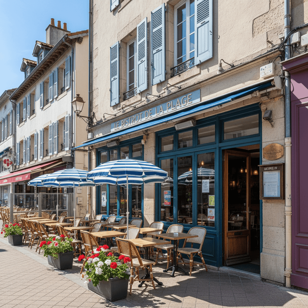 Restaurant à Biarritz : terrasse - licence IV