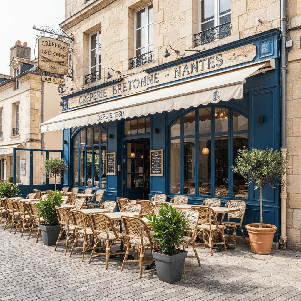 Restaurant à Nantes : terrasse - extraction
