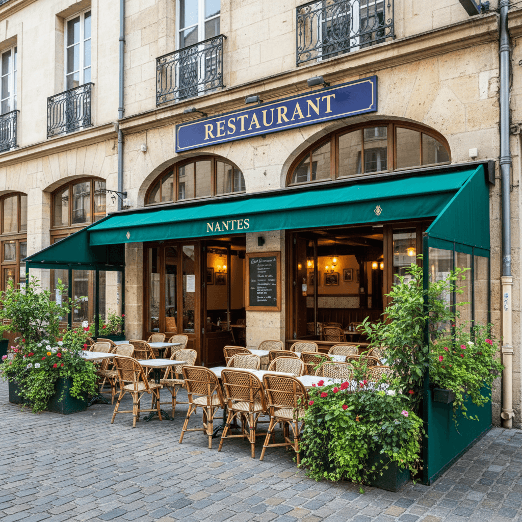 Restaurant 280m² à Nantes : terrasse - licence IV