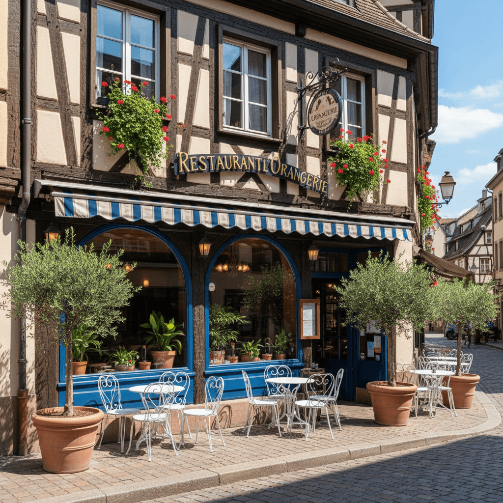 Restaurant 1000m² à Strasbourg : terrasse - extraction