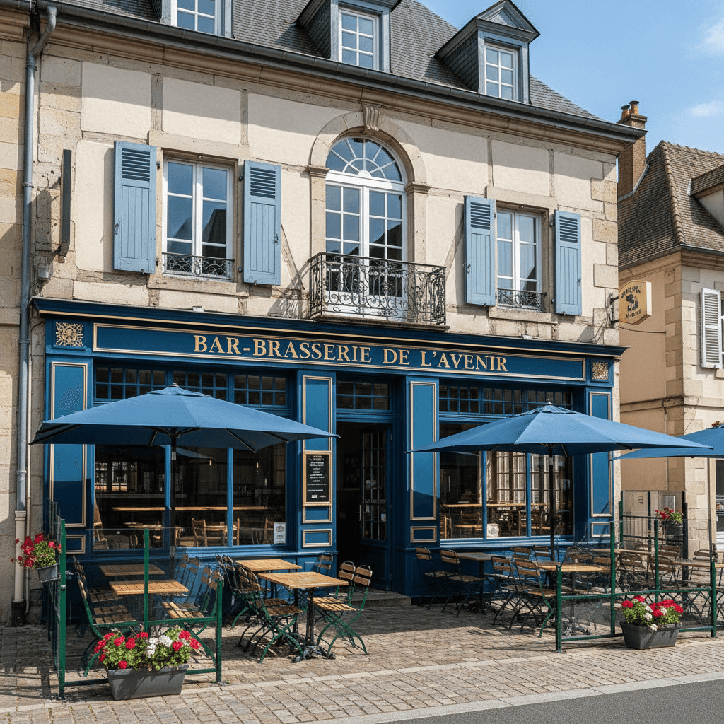 Bar-brasserie 140m² à Haguenau : terrasse - licence IV