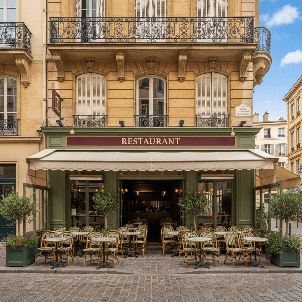 Restaurant à Lyon : terrasse - extraction