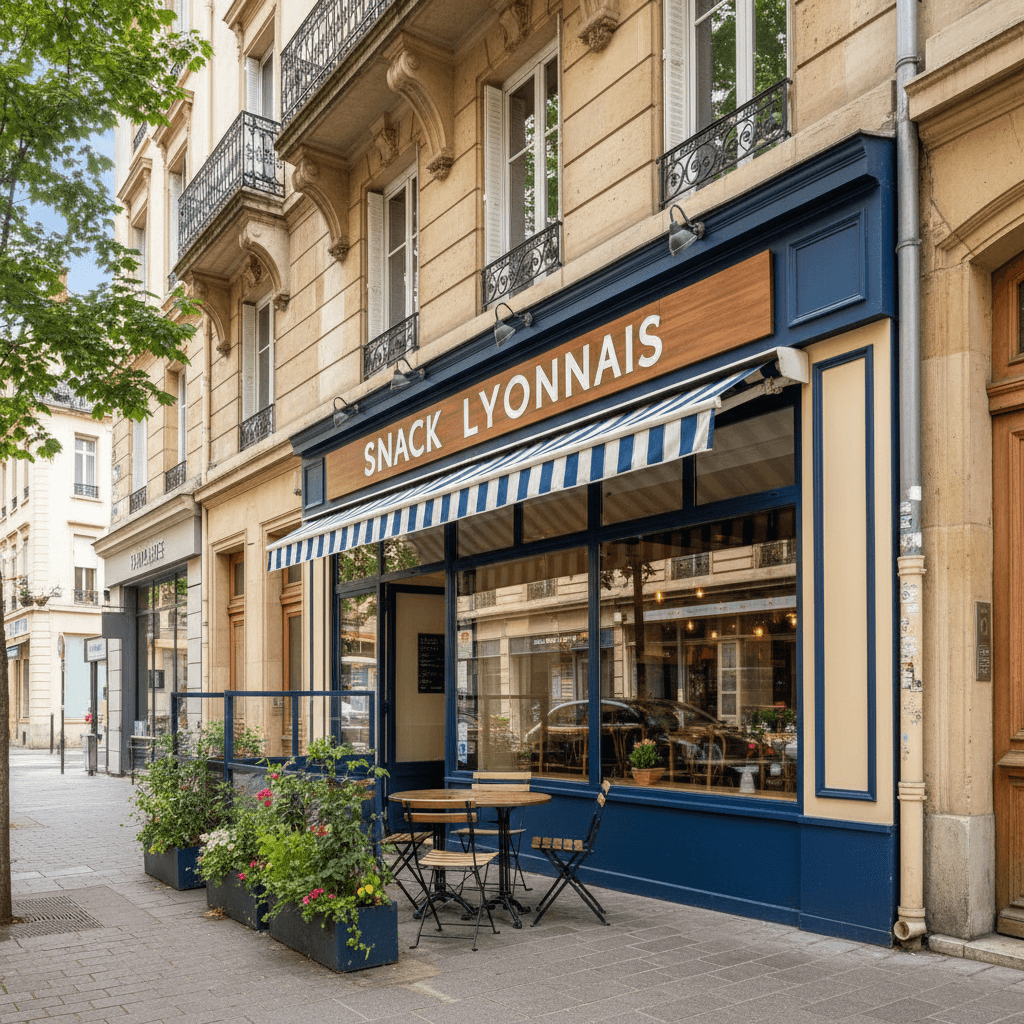 Snack 60m² à Lyon : extraction