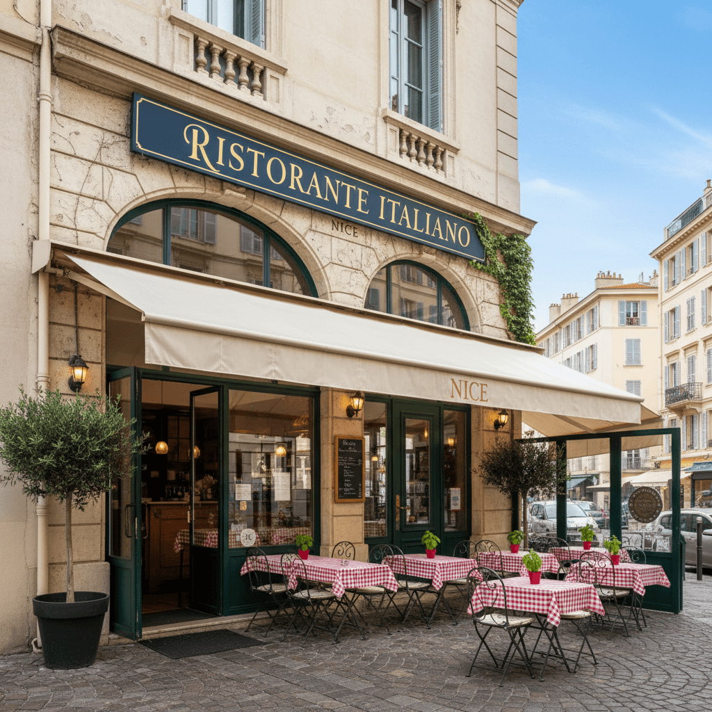 Restaurant 120m² à Nice : terrasse - licence IV