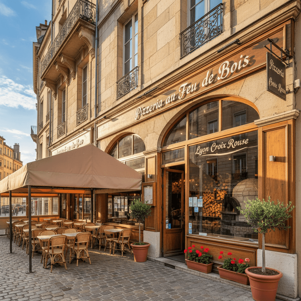 Restaurant 120m² à Lyon : terrasse - extraction