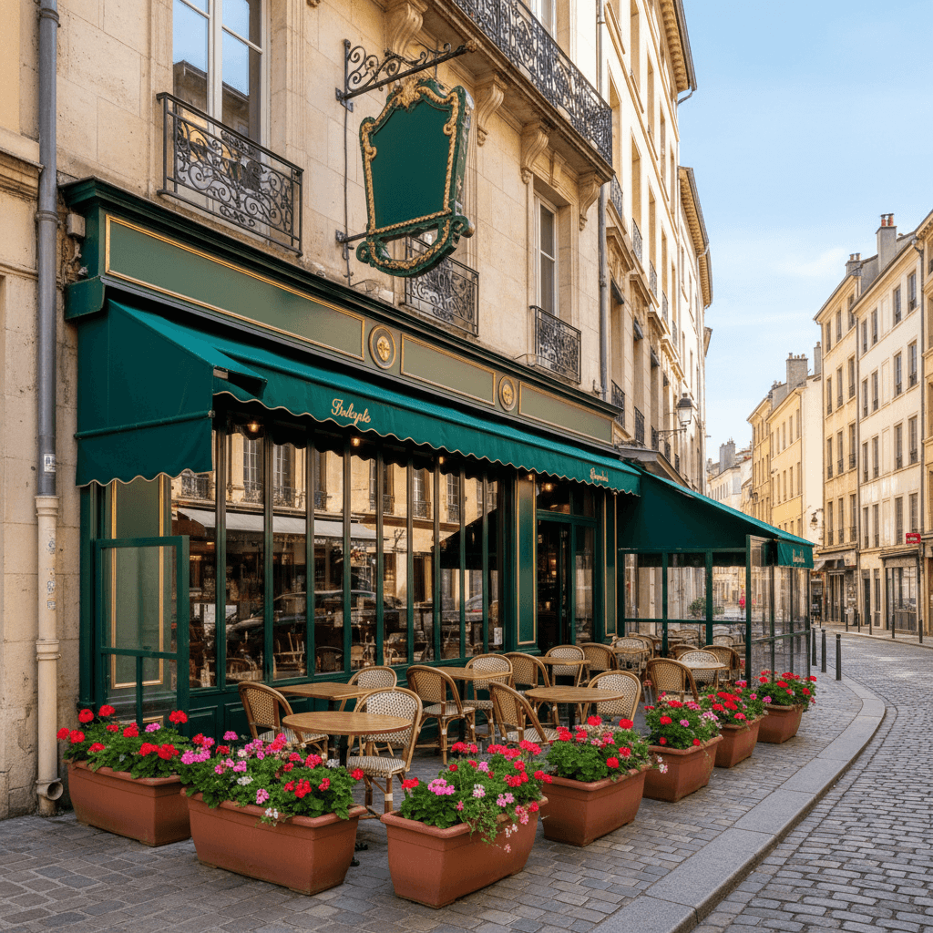 Restaurant 134m² à Lyon : terrasse - licence IV