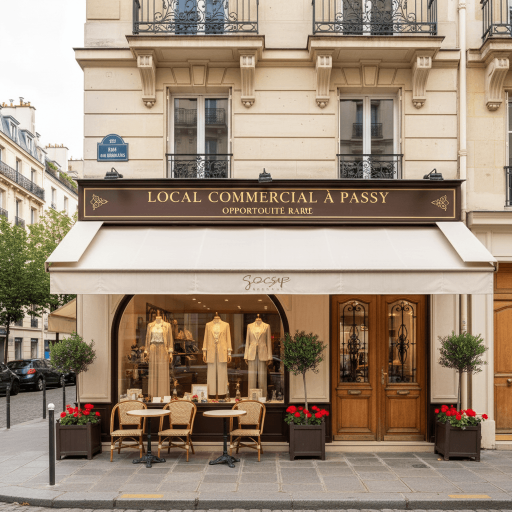 Local Commercial à Passy - Opportunité Rare