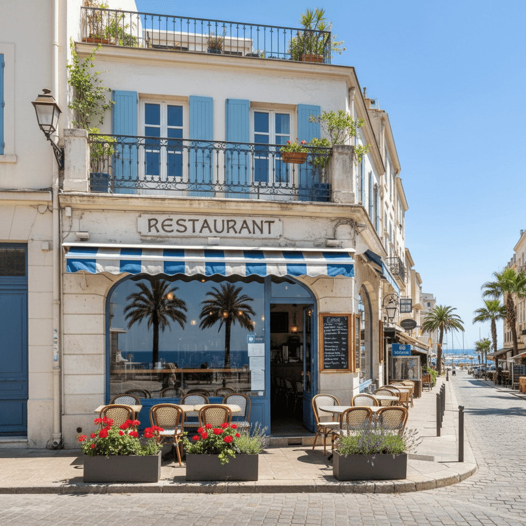 Restaurant avec vue mer à Marseille - 163 m²