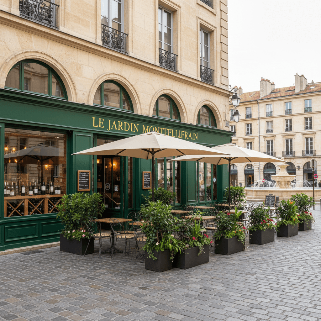 Restaurant à Montpellier : terrasse - licence IV
