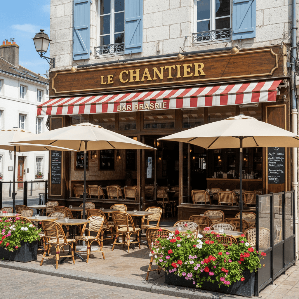 Bar-brasserie 150m² à Nantes : terrasse - licence IV