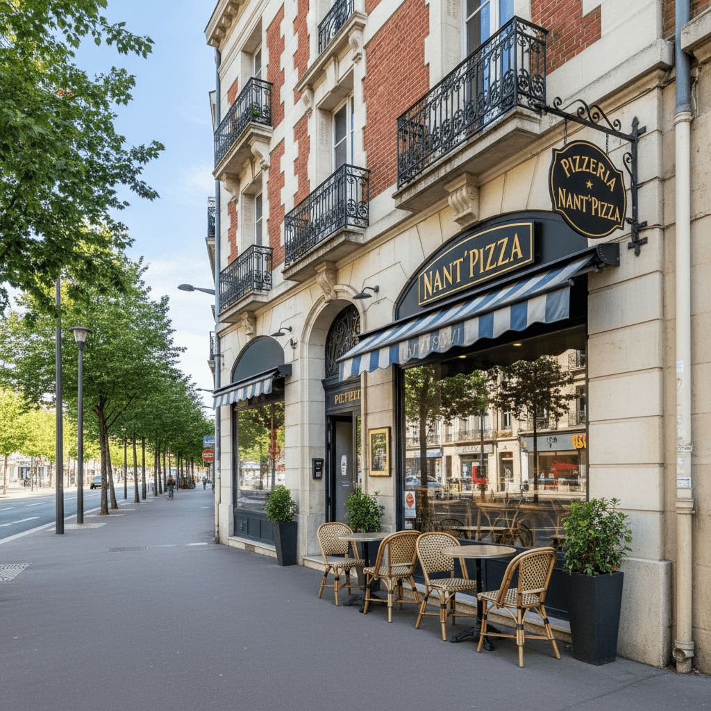 Fast-food 91m² à Nantes : terrasse - licence IV