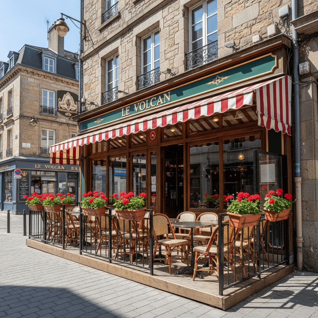 Bar-brasserie 100m² à Clermont-Ferrand : terrasse - licence IV