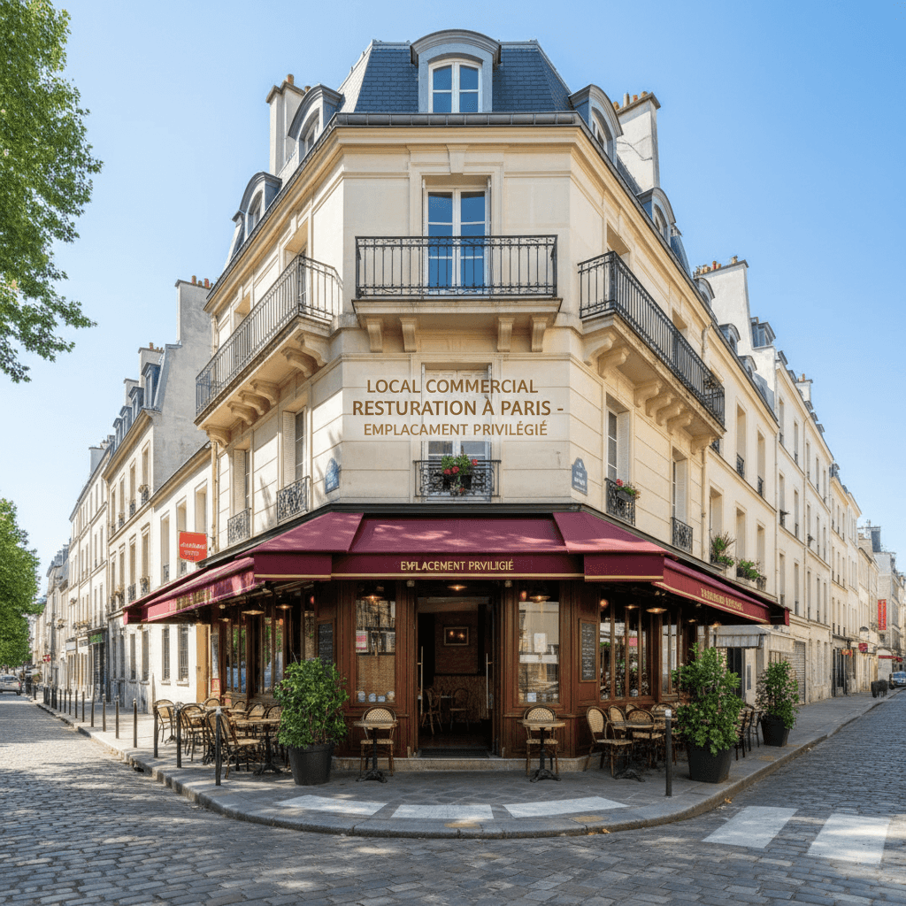 Local Commercial Restauration à Paris - Emplacement Privilégié