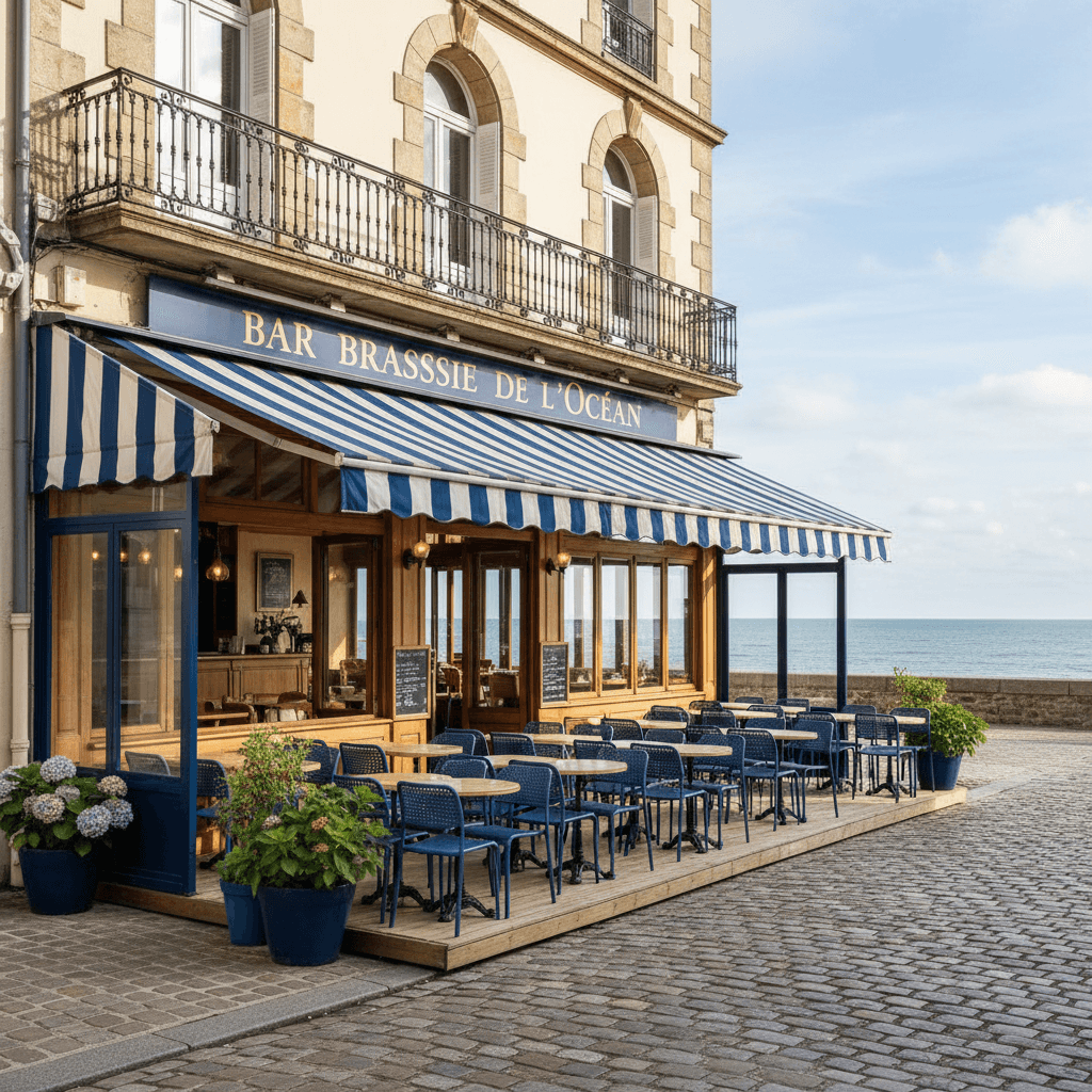 Bar-brasserie à Nantes : terrasse - licence IV