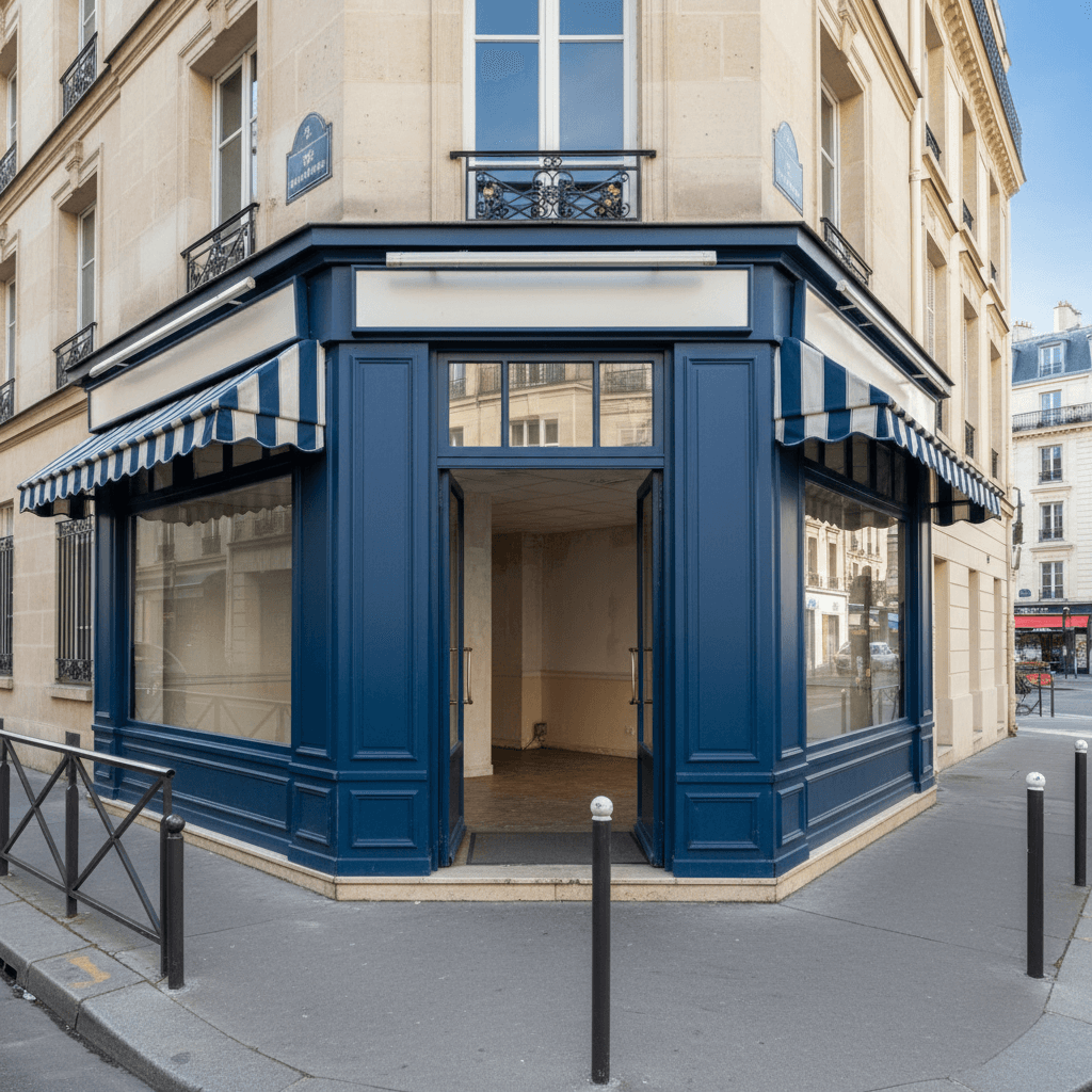 Local vide 33m² à Paris : terrasse