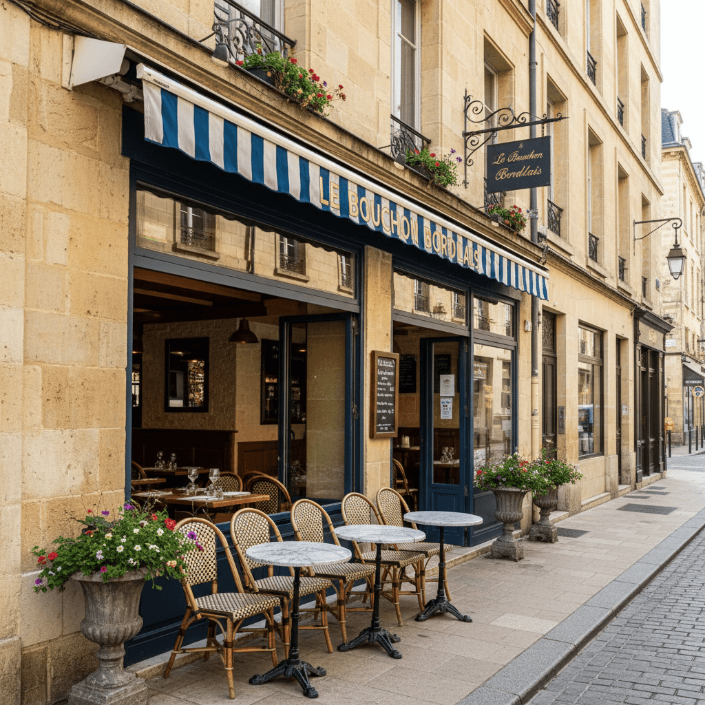 Restaurant 65m² à Bordeaux : terrasse - licence IV