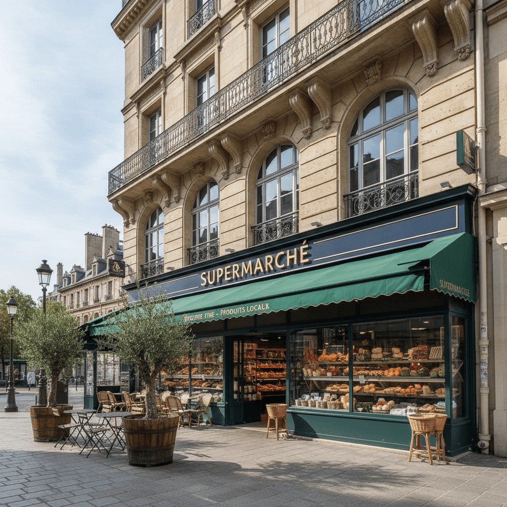 Supermarché 216m² à Paris : extraction - cave/réserve