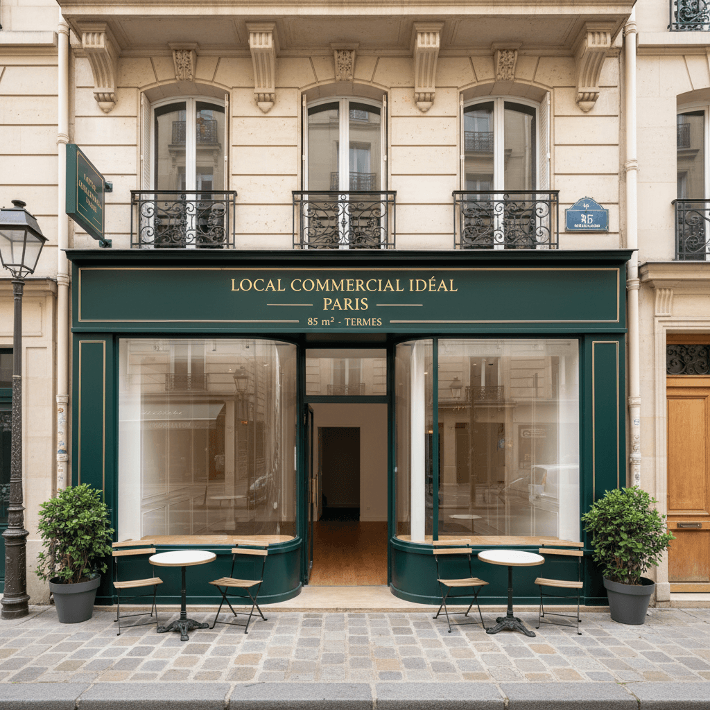 Local commercial idéal à Paris - 85 m²