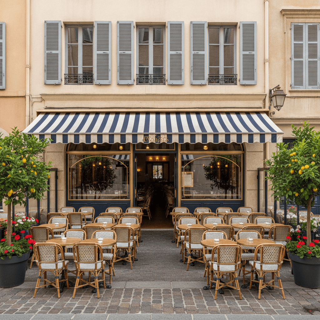 Restaurant 30m² à Nice : terrasse - licence IV