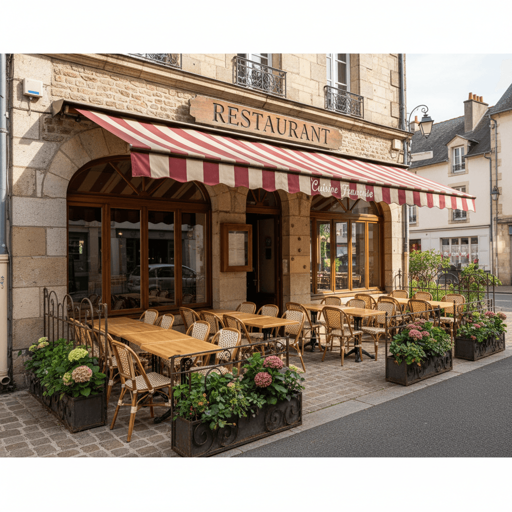 Restaurant 70m² à Clermont-Ferrand : terrasse