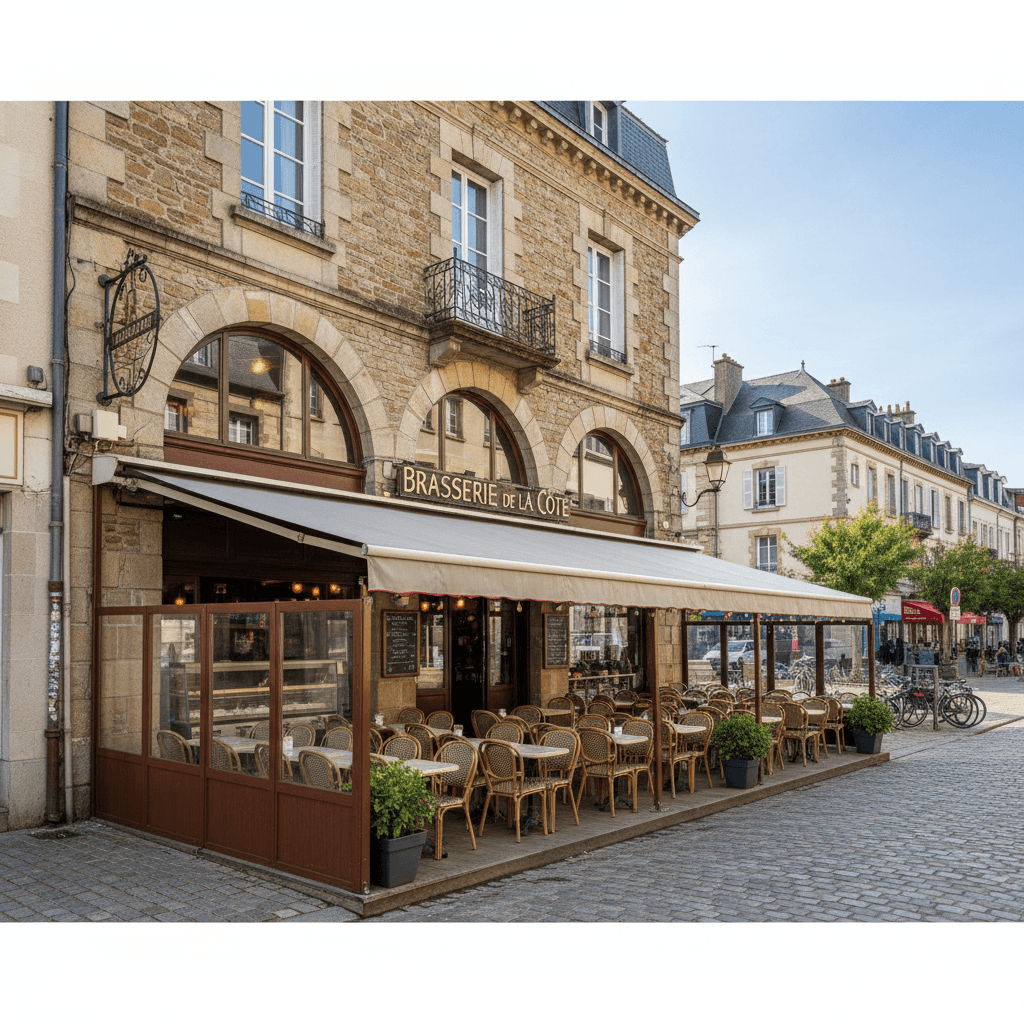 Bar-brasserie 400m² à Nantes : terrasse - licence IV