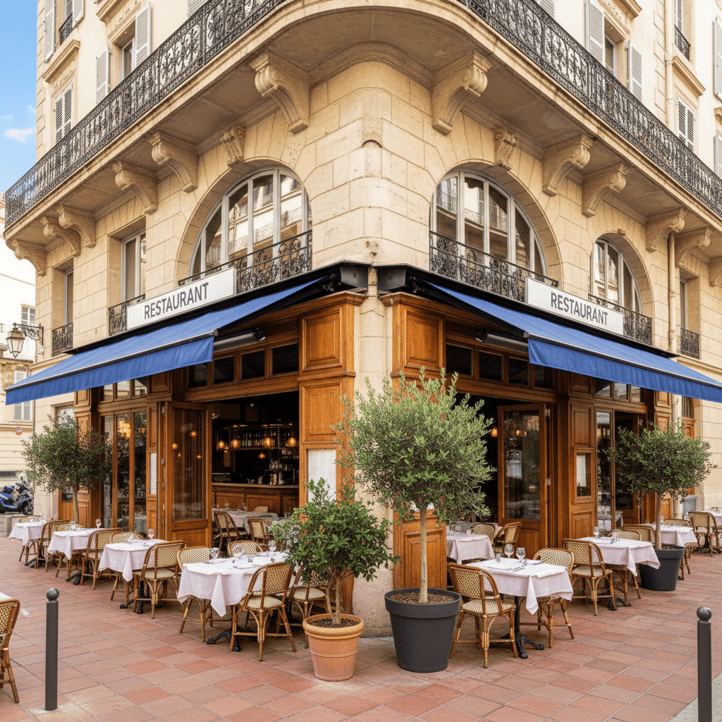 Restaurant 83m² à Marseille : terrasse - licence IV