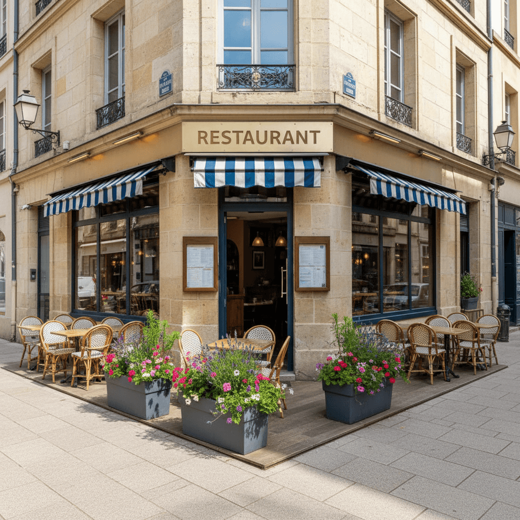 Restaurant à Reims : terrasse - licence IV