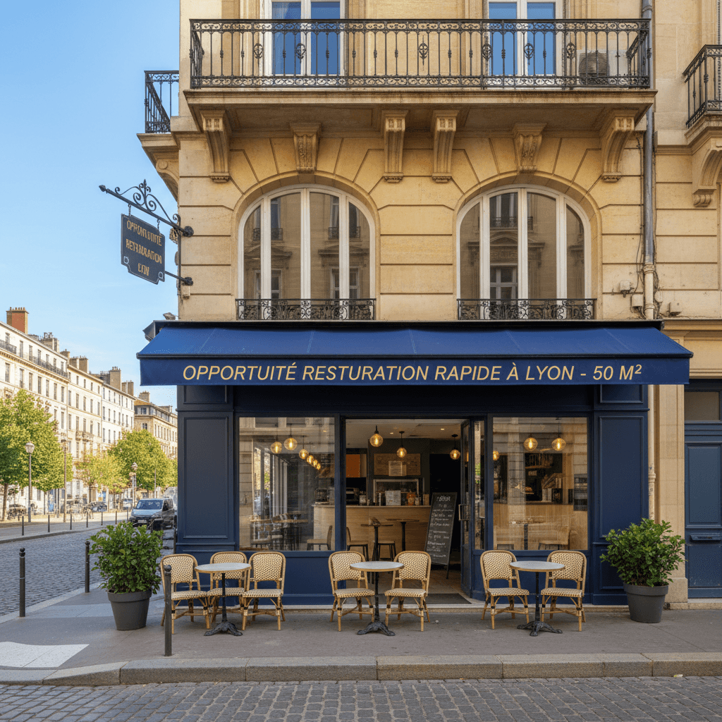 Fast-food 50m² à Lyon : licence IV - extraction