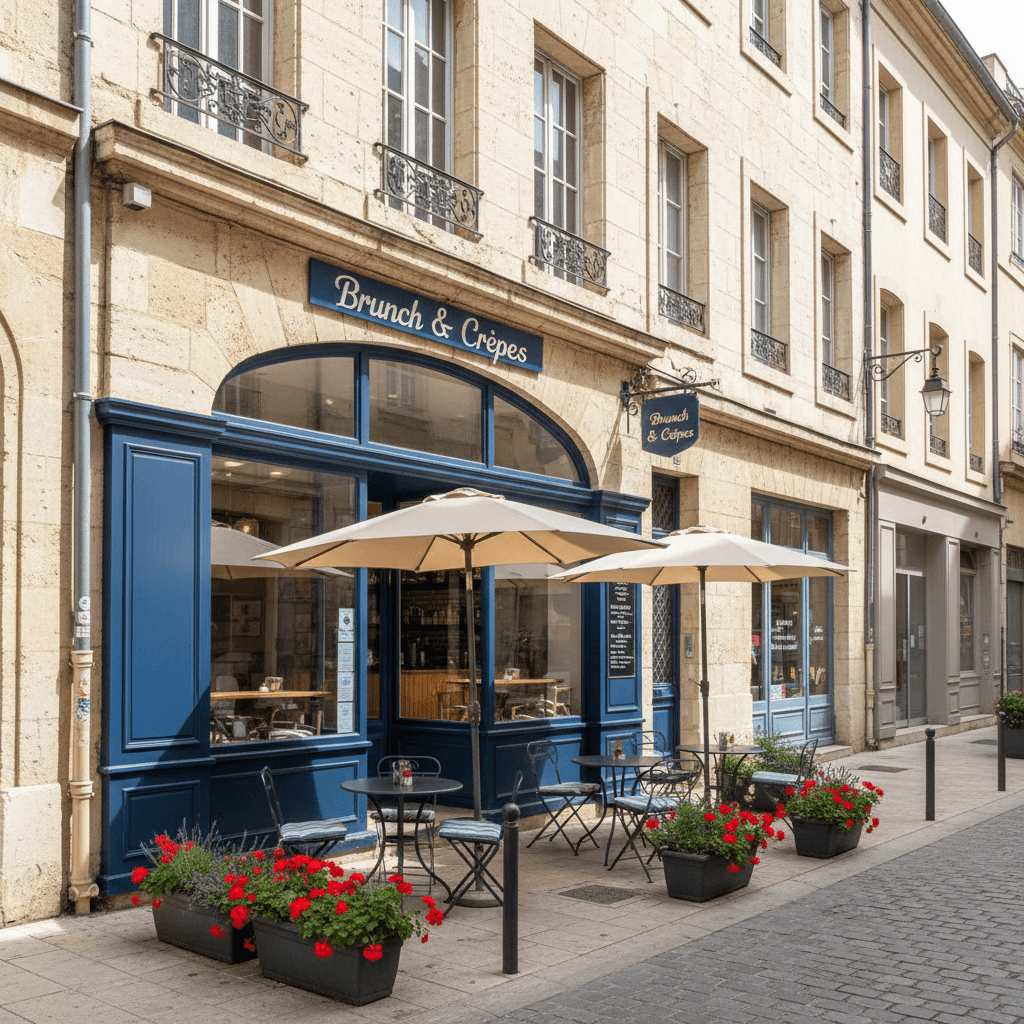 Snack 50m² à Montpellier : terrasse - cave/réserve