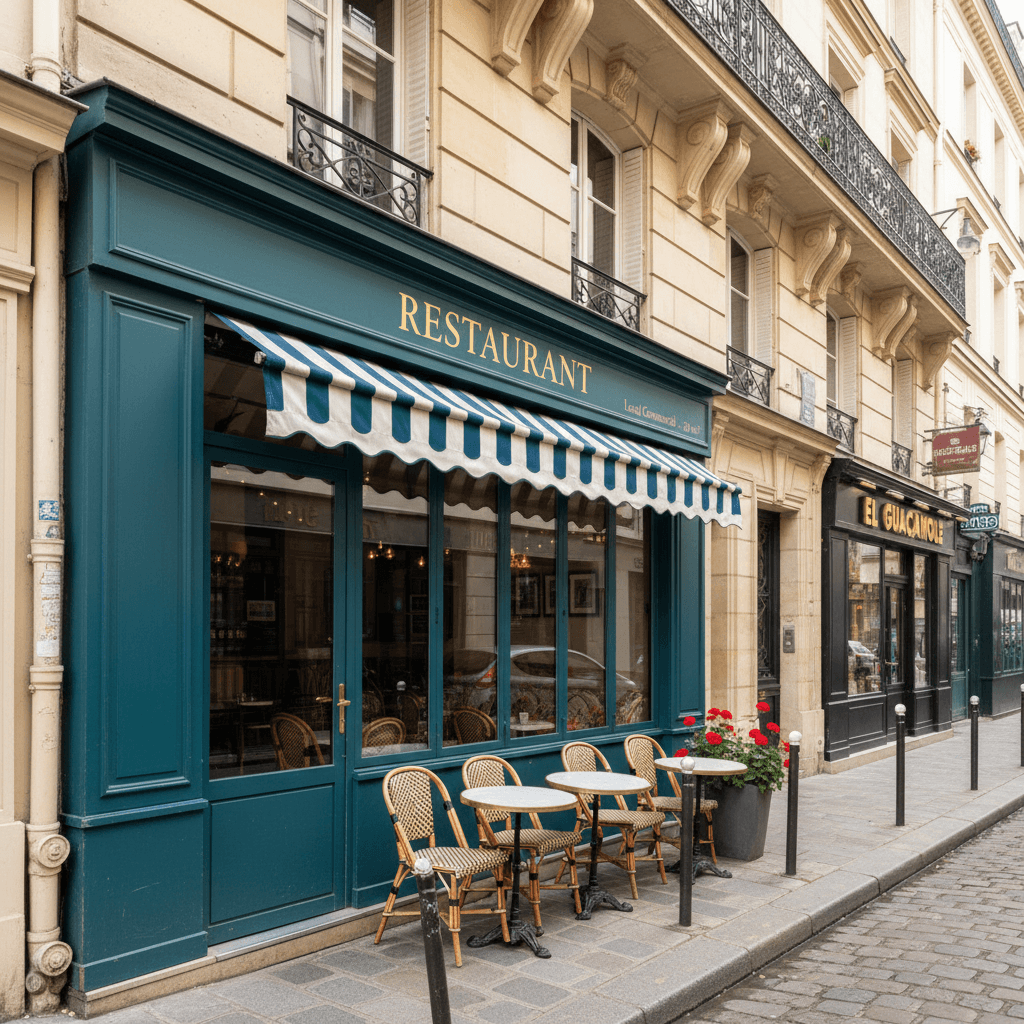 Local Commercial Restauration à Paris - 20 m²