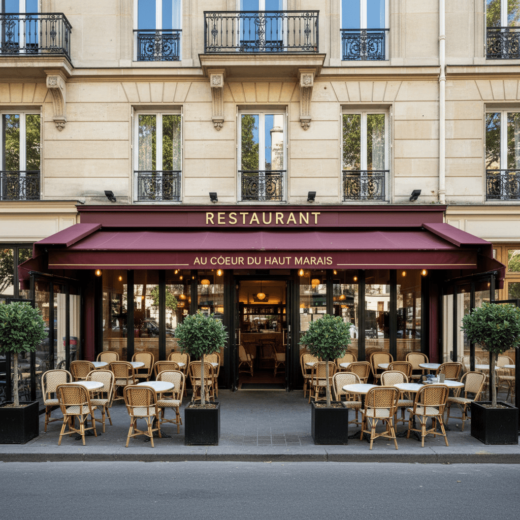 Restaurant avec Terrasse au Cœur du Haut Marais