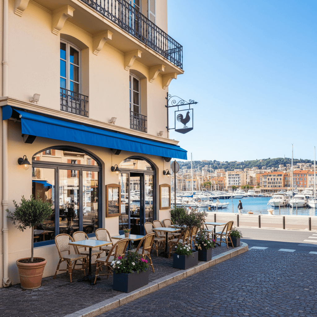 Restaurant 235m² à Nice : terrasse - extraction