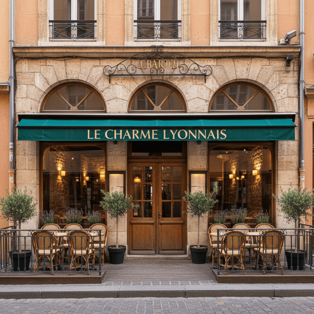 Restaurant 74m² à Lyon : terrasse - extraction