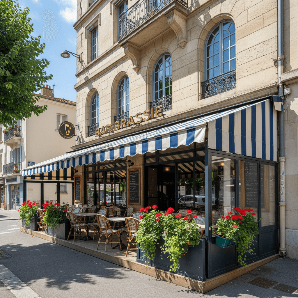 Bar-brasserie à Toulon : terrasse - licence IV
