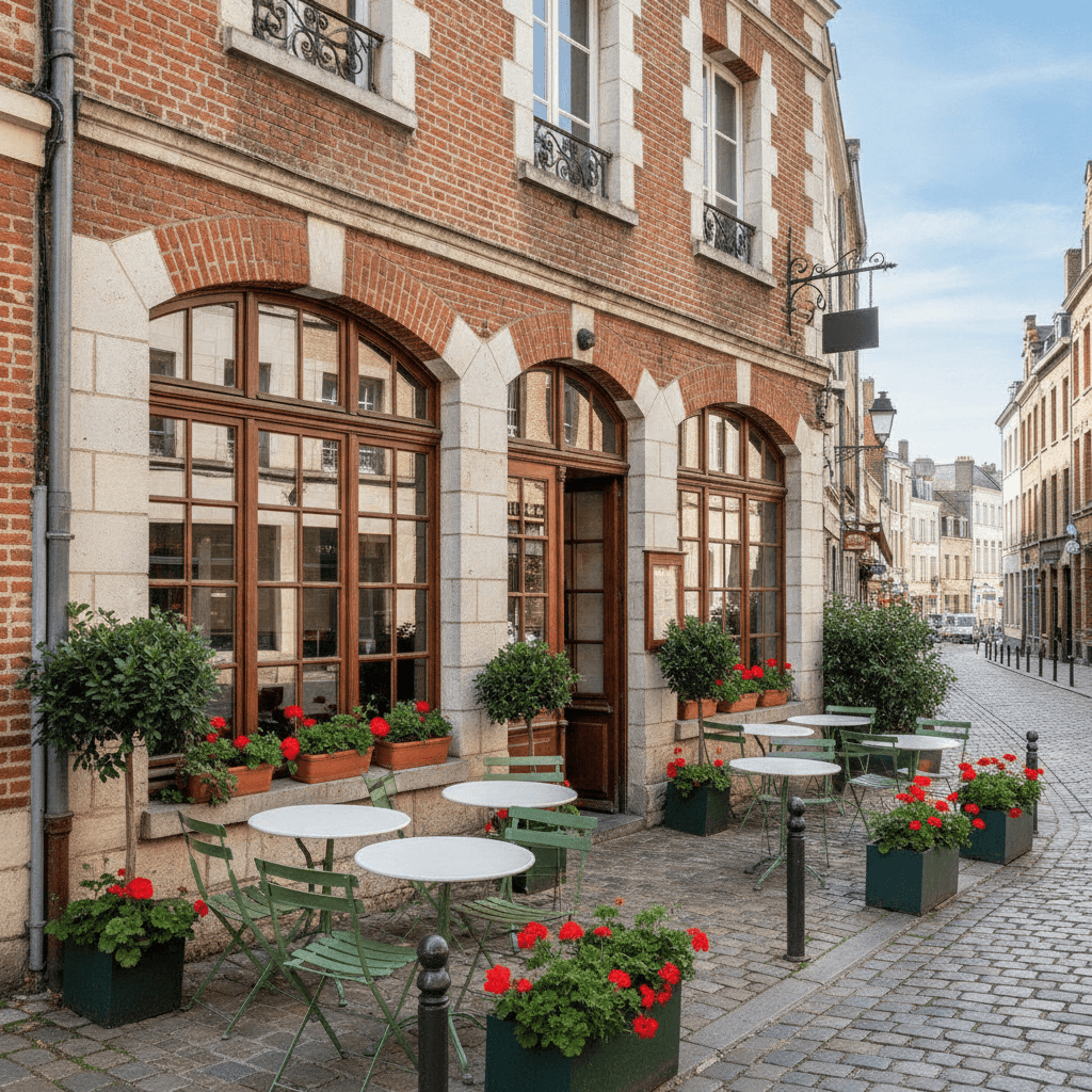 Restaurant 145m² à Lille : terrasse - licence IV