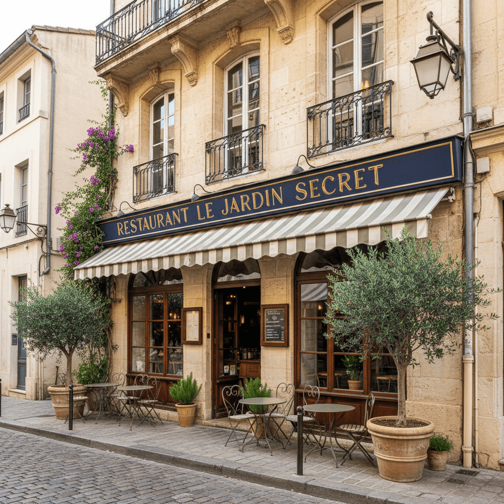 Restaurant à Montpellier : terrasse - extraction
