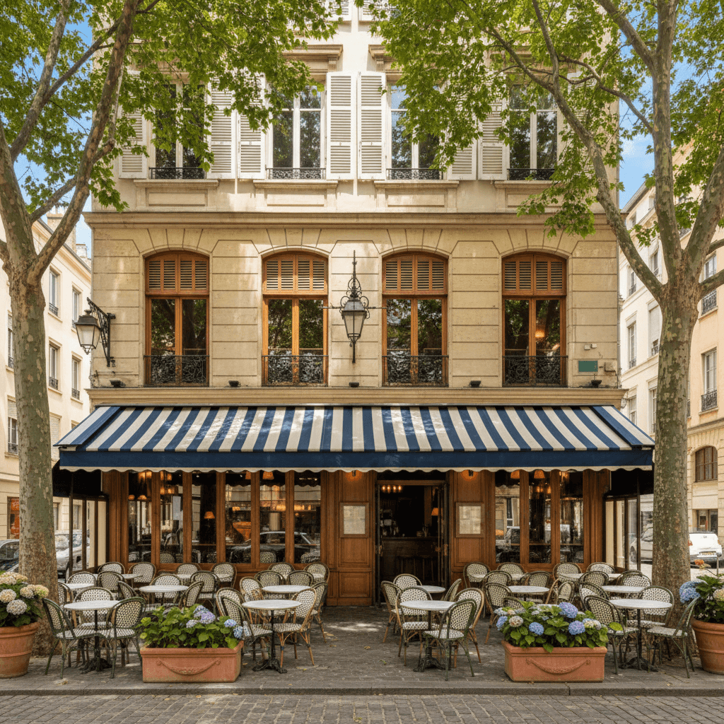 Restaurant 126m² à Lyon : terrasse - licence IV