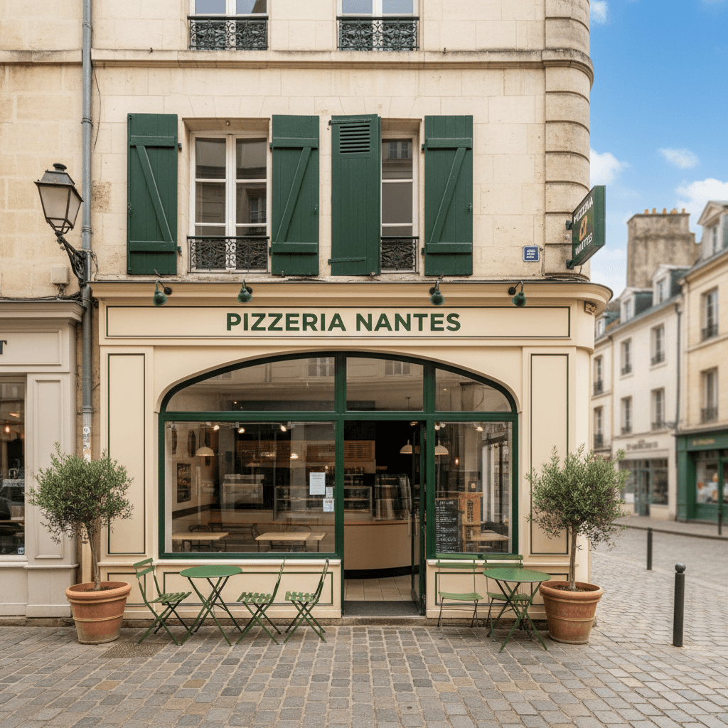 Fast-food 80m² à Nantes : terrasse - licence IV