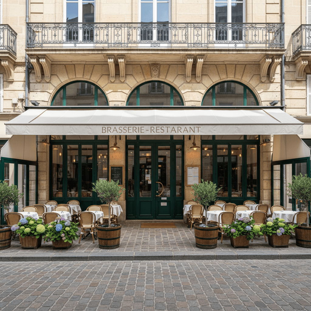 Restaurant 250m² à Nantes : terrasse - extraction