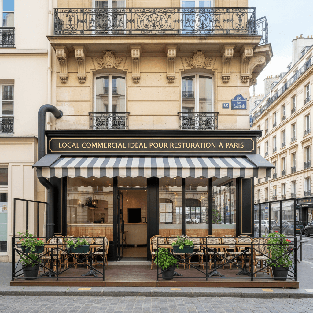 Local commercial idéal pour restauration à Paris